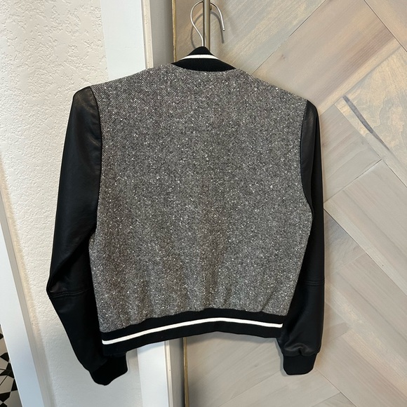 Abercrombie and Fitch Tweed Bomber Jacket - Picture 2 of 4